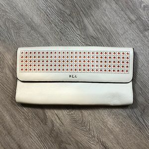 Off white Ralph Lauren clutch